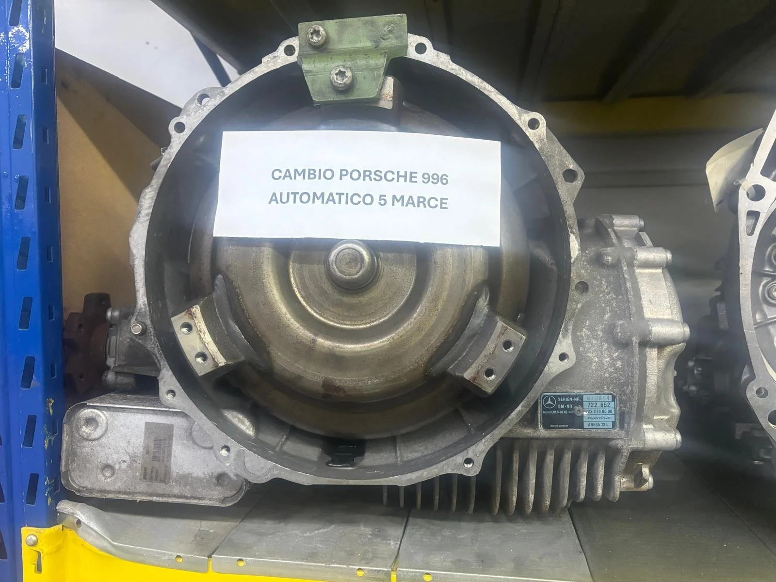 Cambio PORSCHE 996 AUTOMATICO % MARCE. Revisionato e pronto all'uso. Contattaci per ogni dubbio e info.