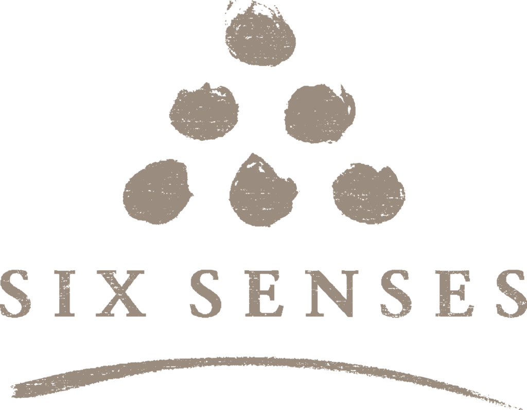 Logo for Six Senses an high-end upscale luxury safari camp.