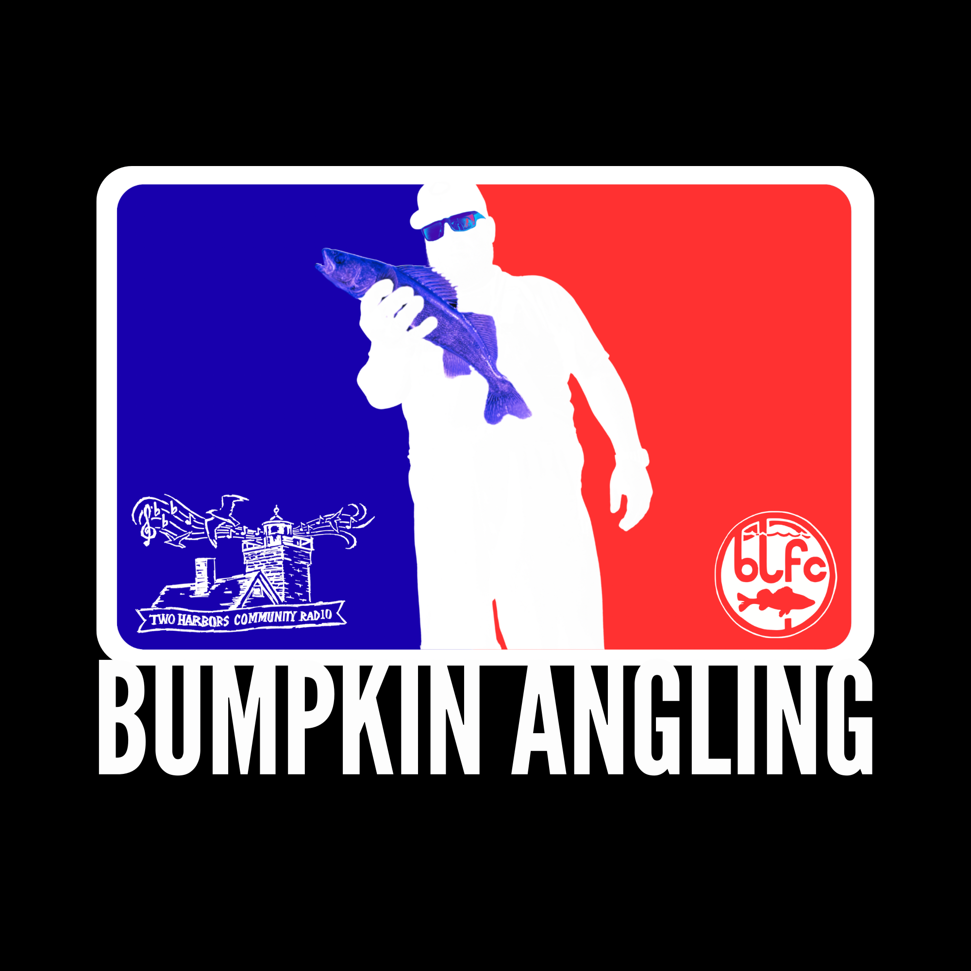 "Bumpkin Angling" sticker