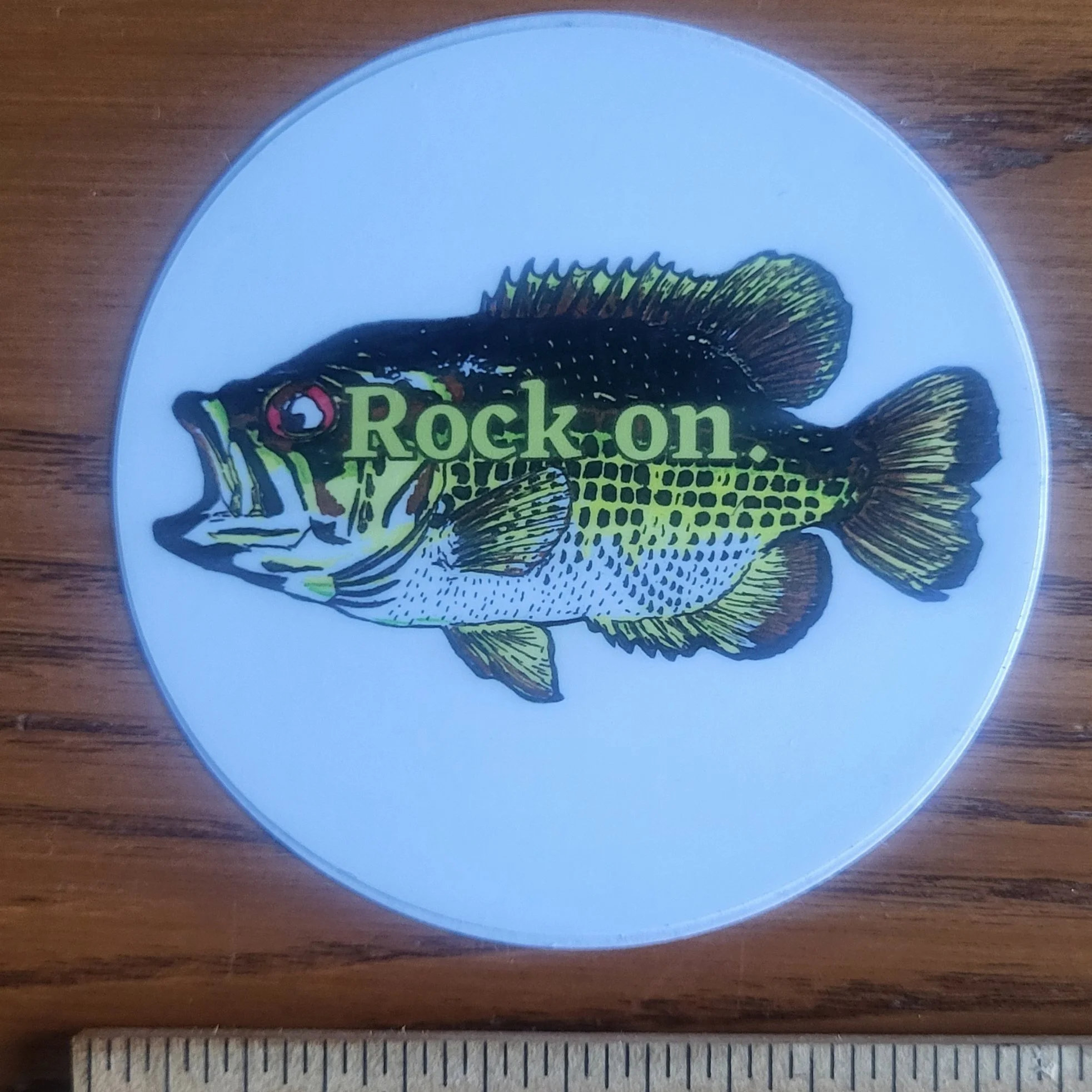 "Rock On" sticker