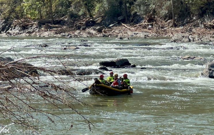 Mass Task Force 1 assists in Helene searches