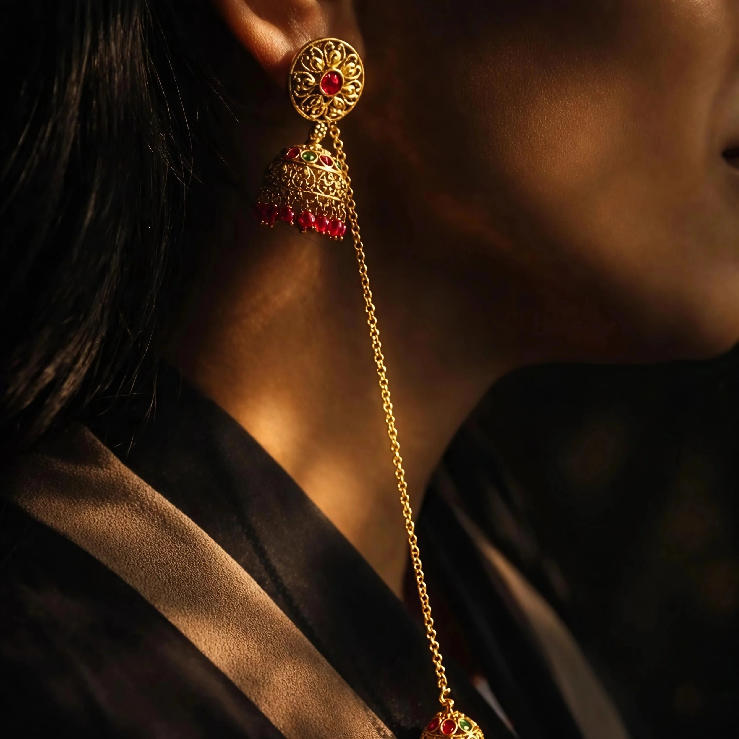 Inaya: The Radiant Heritage Jhumka