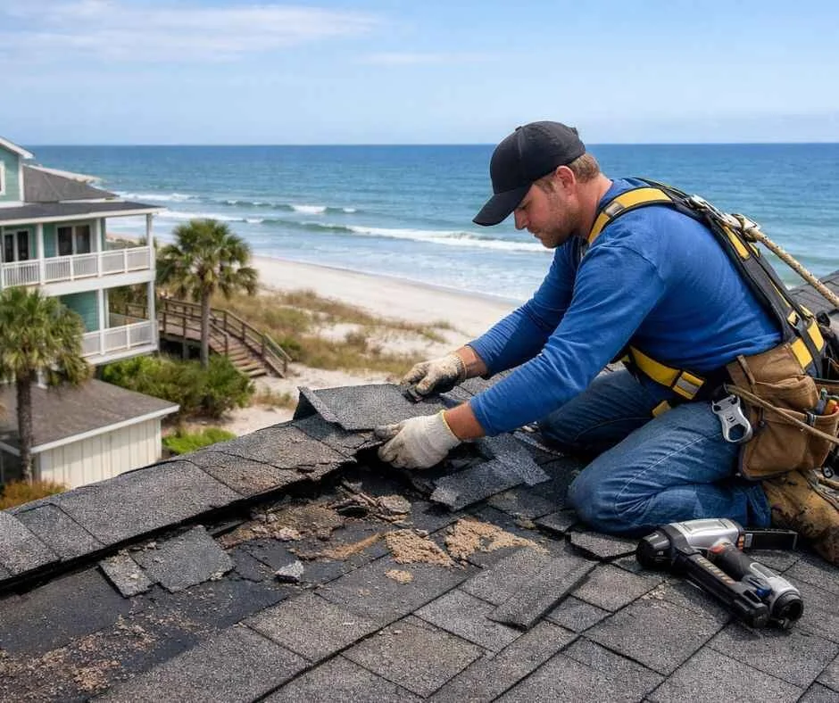 Roof repair in North Myrtle Beach SC