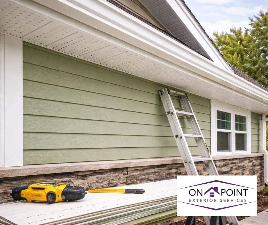 Soffit Installation in Myrtle Beach, SC by company On Point Exterior Services