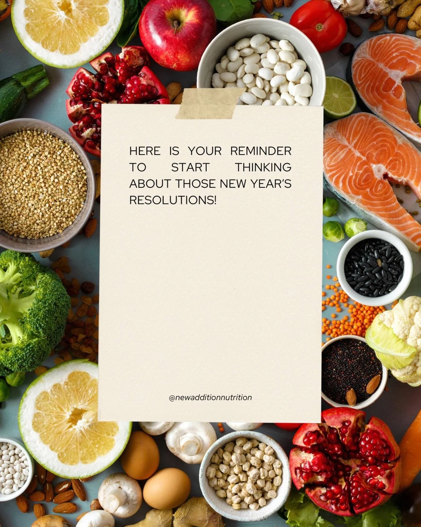 Here&rsquo;s your gentle reminder to start thinking about those New Year&rsquo;s resolutions!

And remember&hellip; they do not have to be big, dramatic, &ldquo;new year, new me&rdquo; level goals.
Sometimes the best resolutions are the tiny, sustain