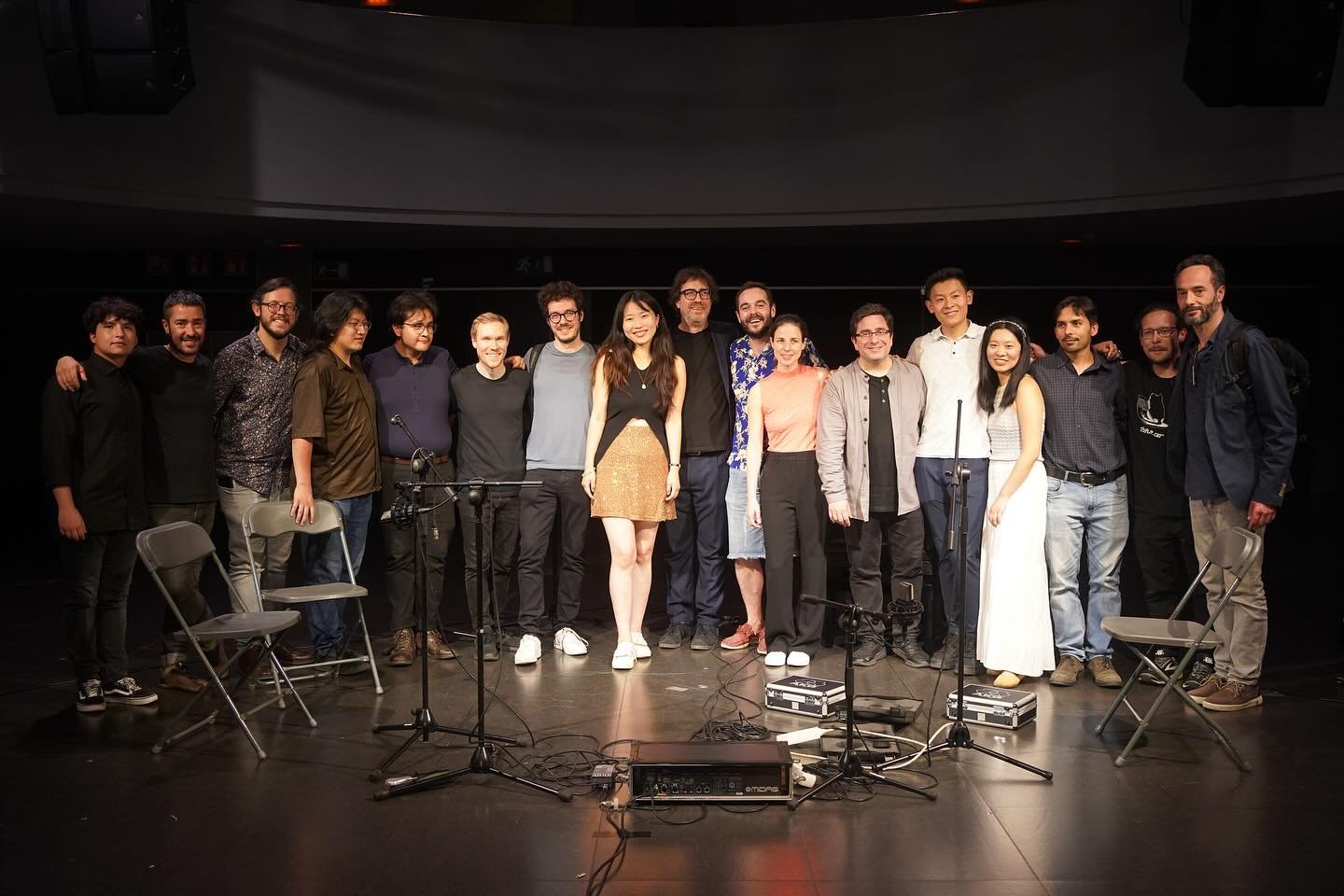Last night @fabrikquartet an amazing performances to seven pieces with electronics, including my duo for violin/viola and live electronics &ldquo;future is a tea party&rdquo; 😏 so excited to hear so many diverse voices!👂 

The last three days were 