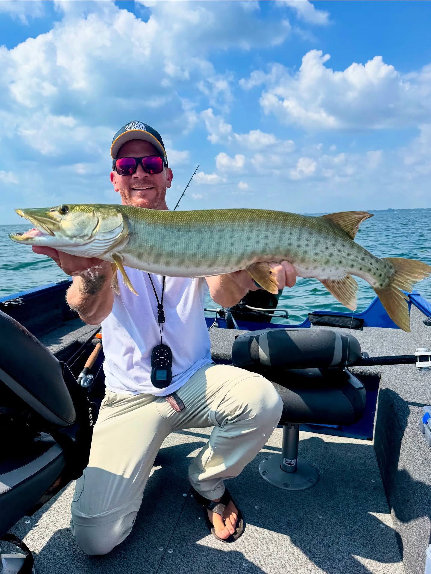 Muskie caught on St. Clair River fishing charter