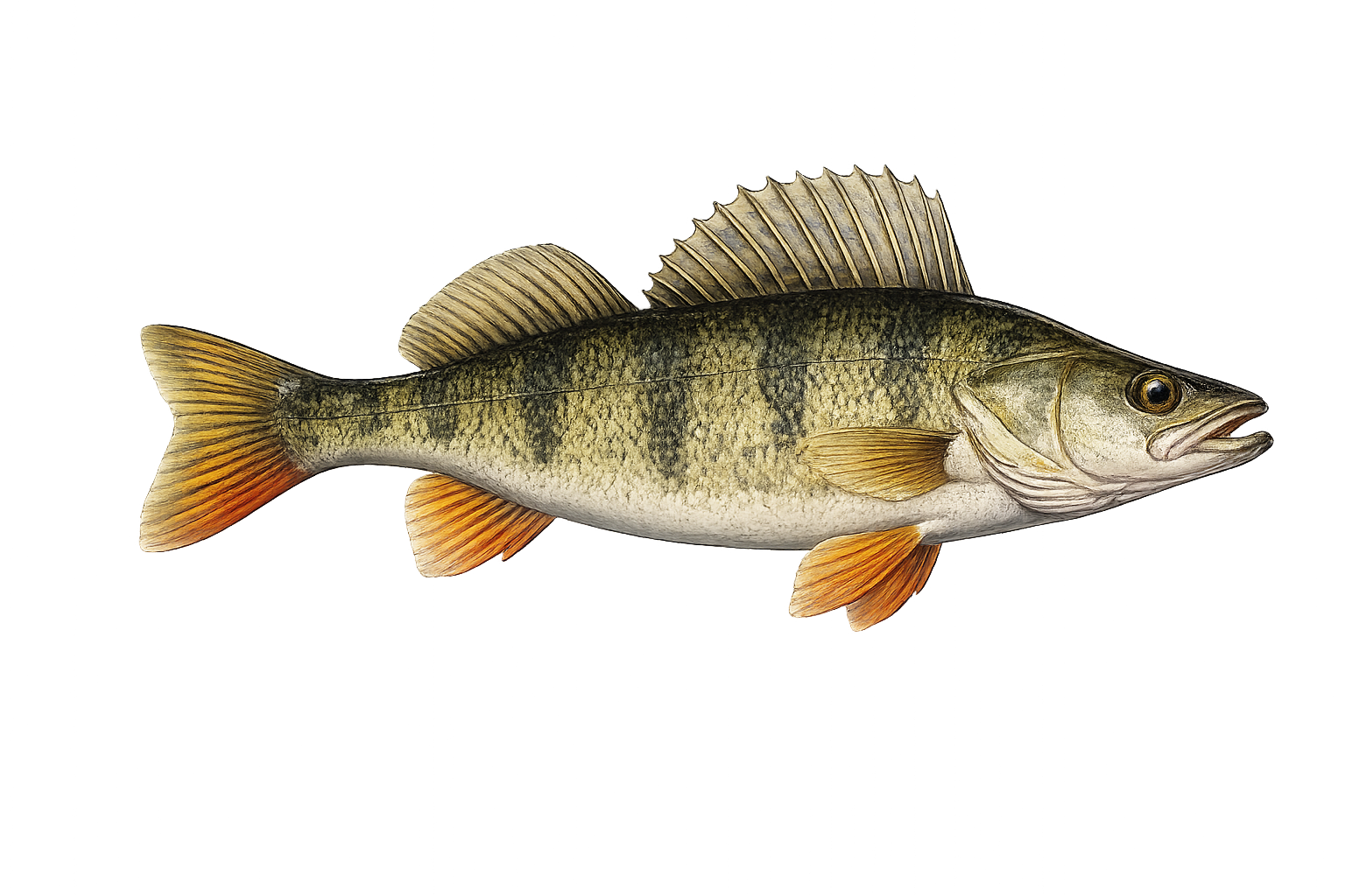 Yellow perch illustration