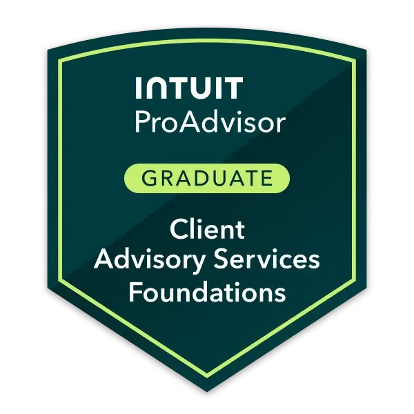 ProAdvisor Client Advisory Services badge