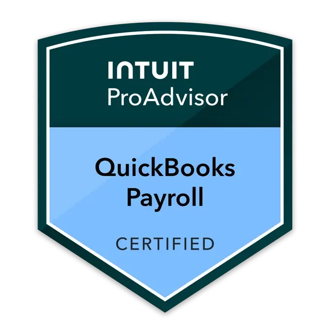 QuickBooks Payroll certified badge