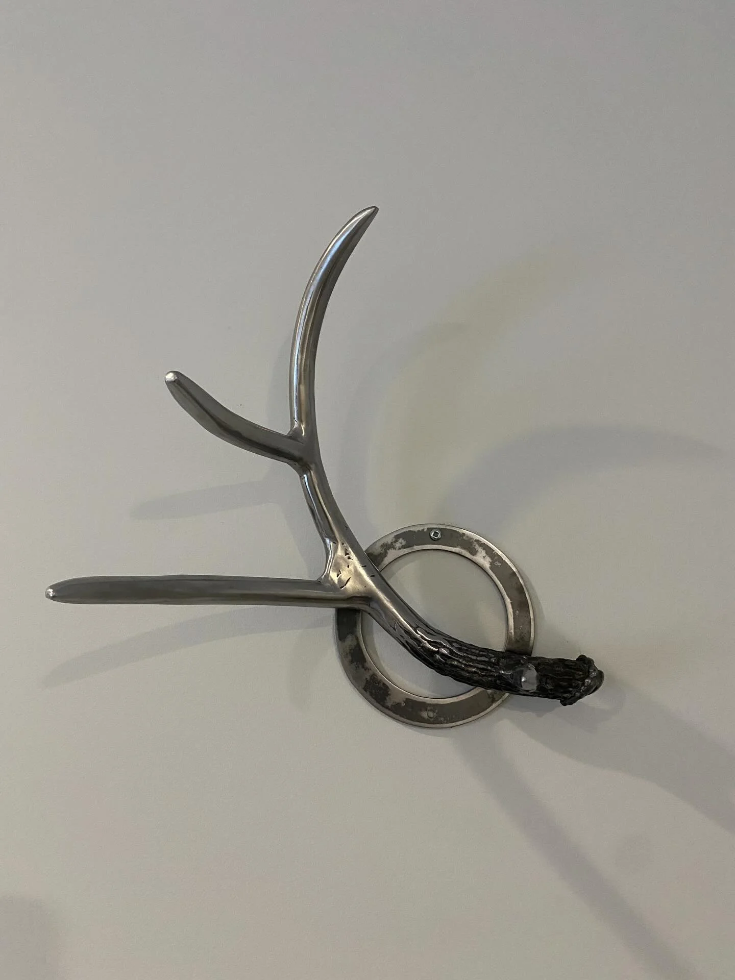 Another antler coat rack finished.