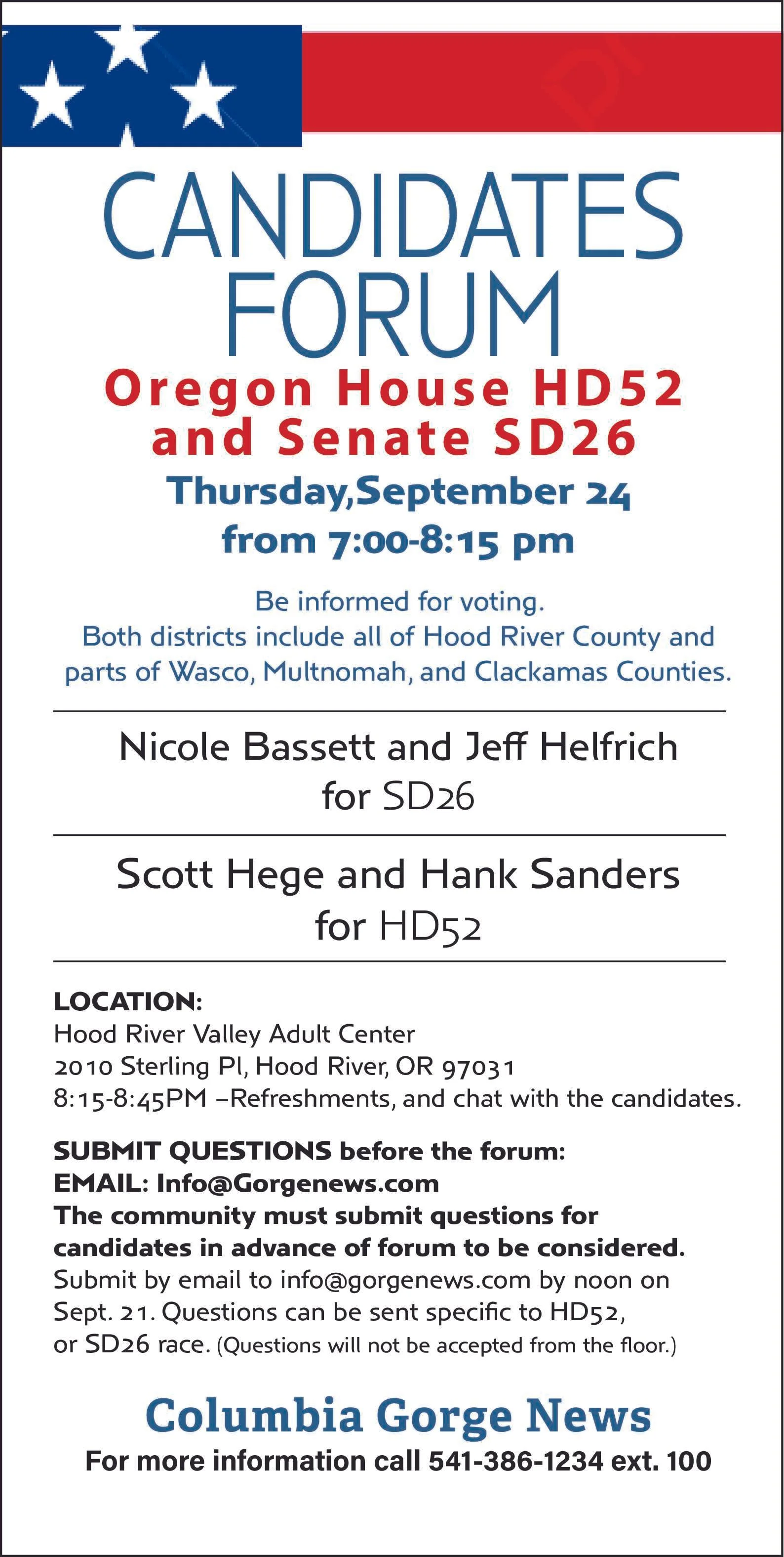 Candidates Forum