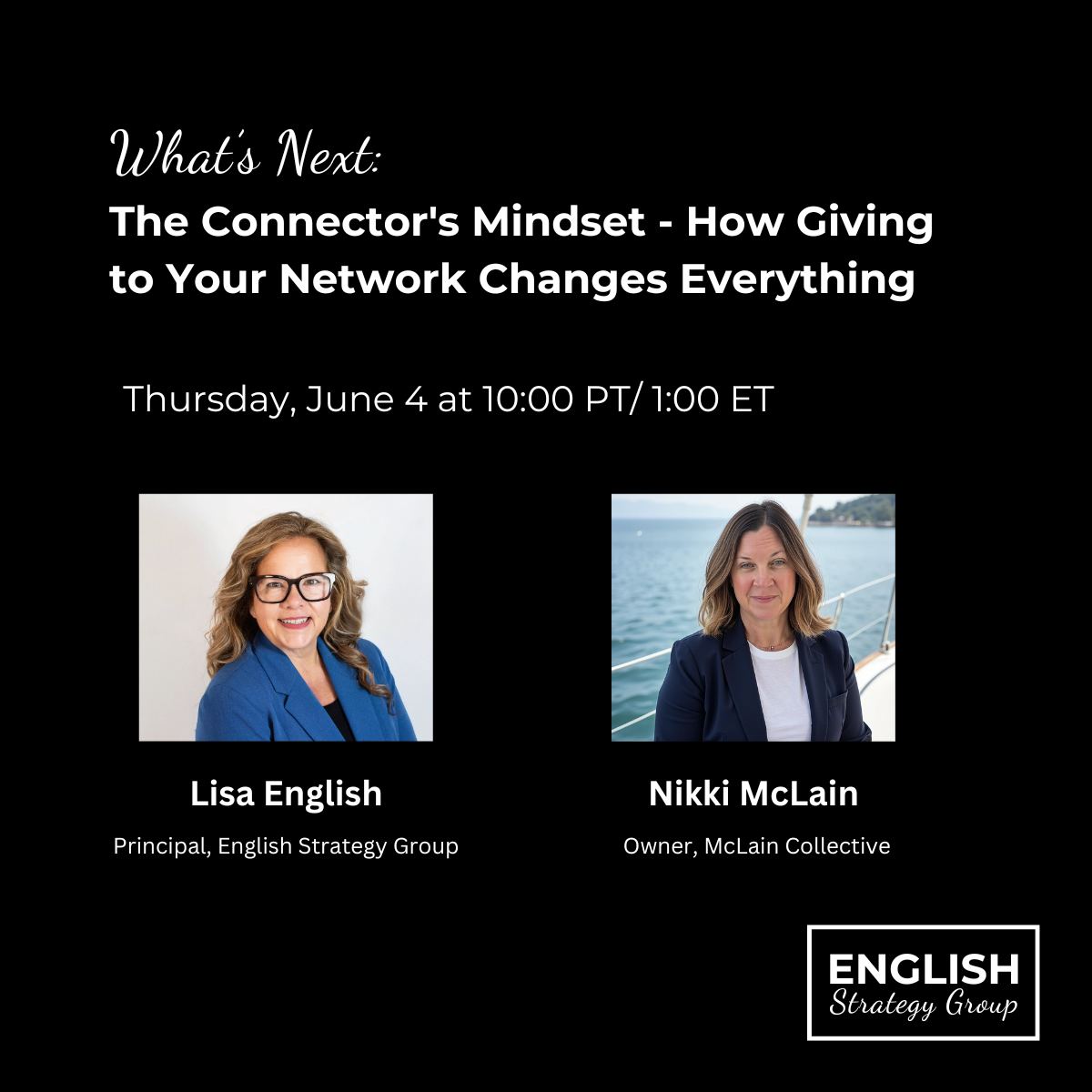What’s Next: The Connector’s Mindset