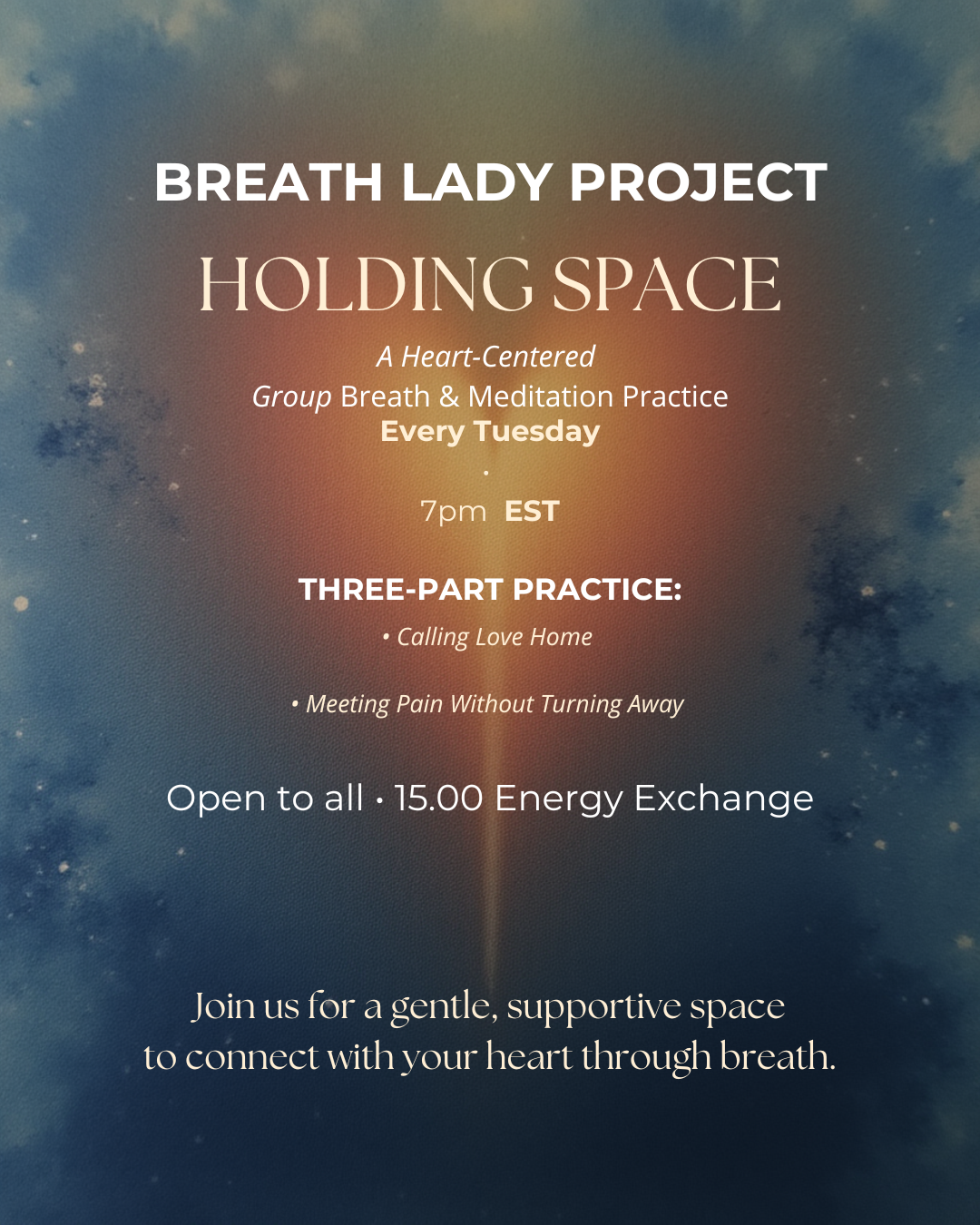 Group Heart Centered Breath & Meditation