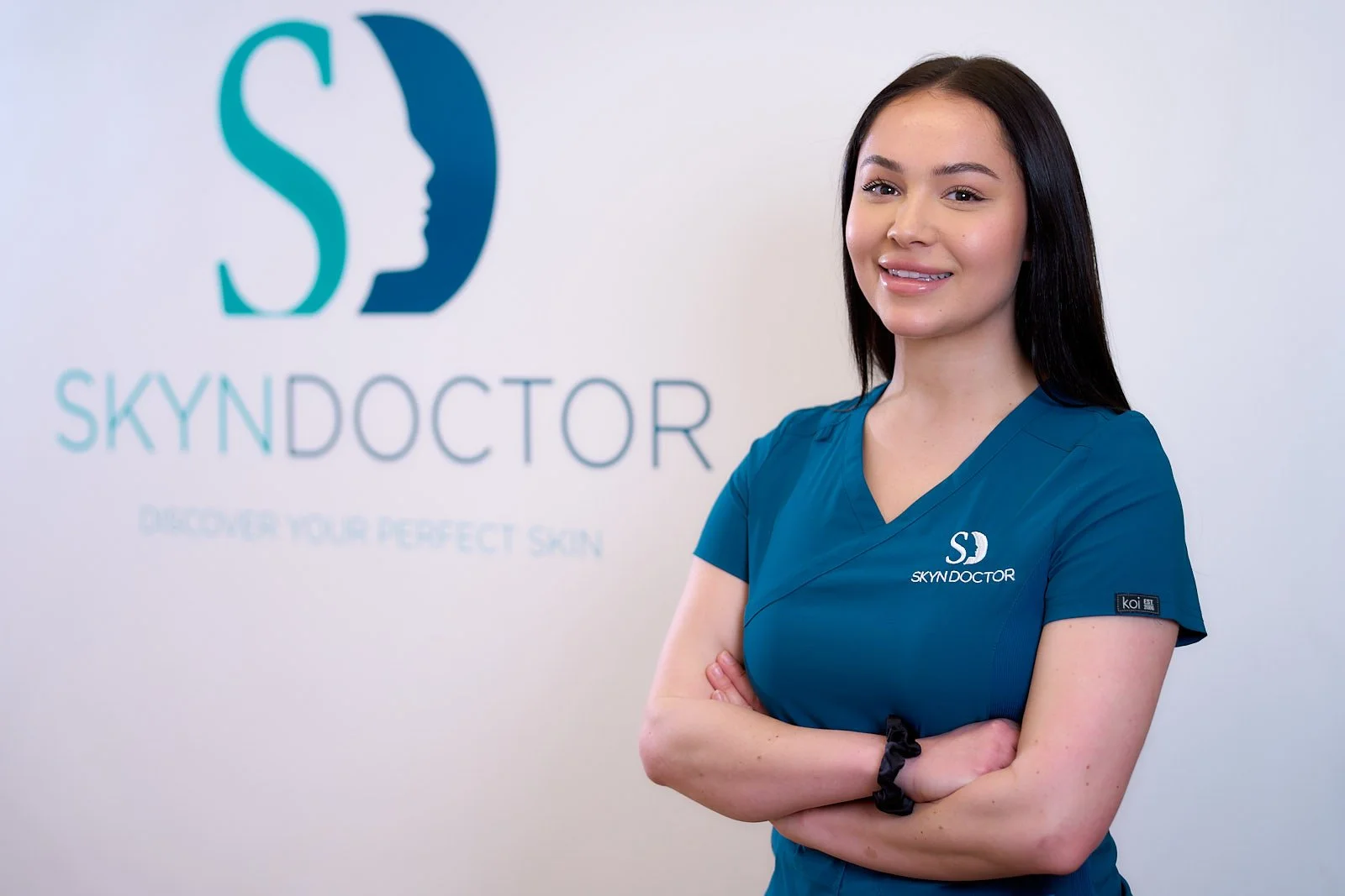 Natural style corporate headshot for Skyn Doctor Huddersfield