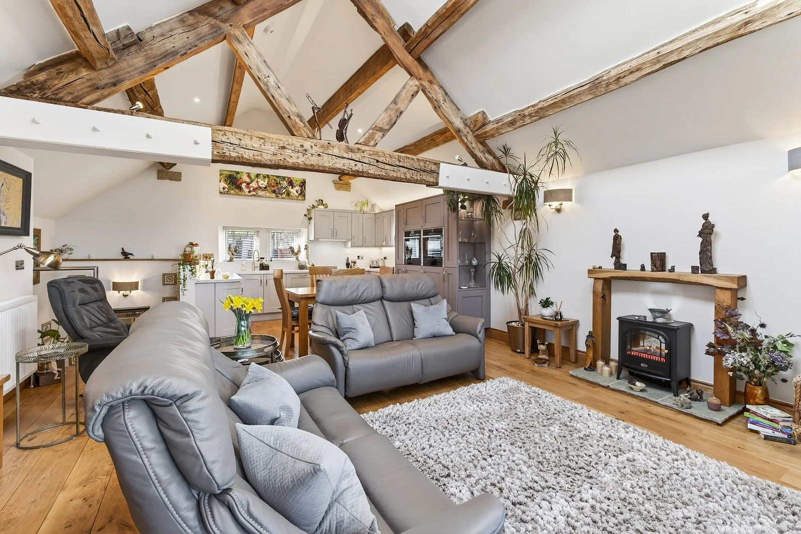 Wide angle interior photography showing space and layout