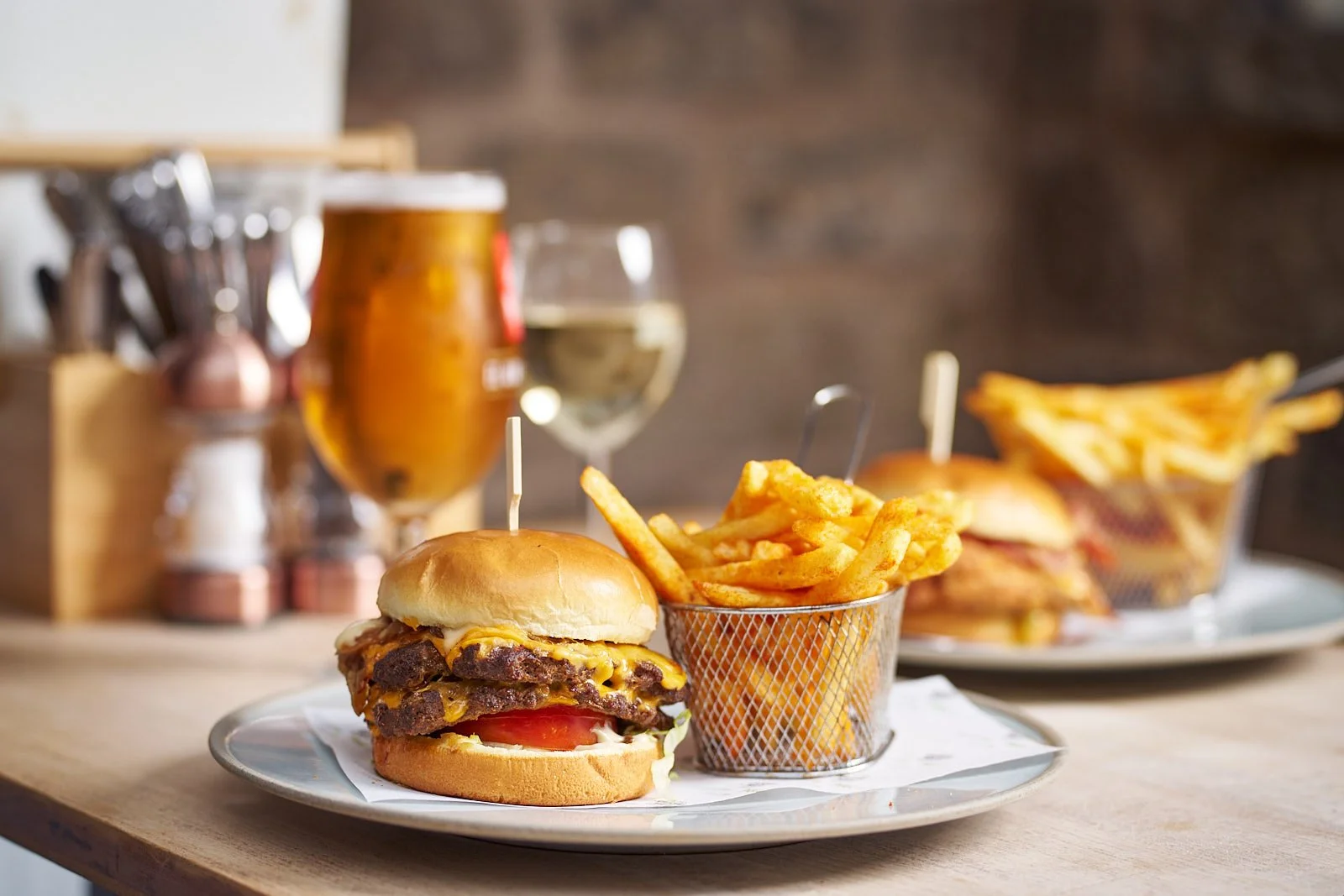 Lifestyle food photography using natural light at Tankersley Manor Hotel