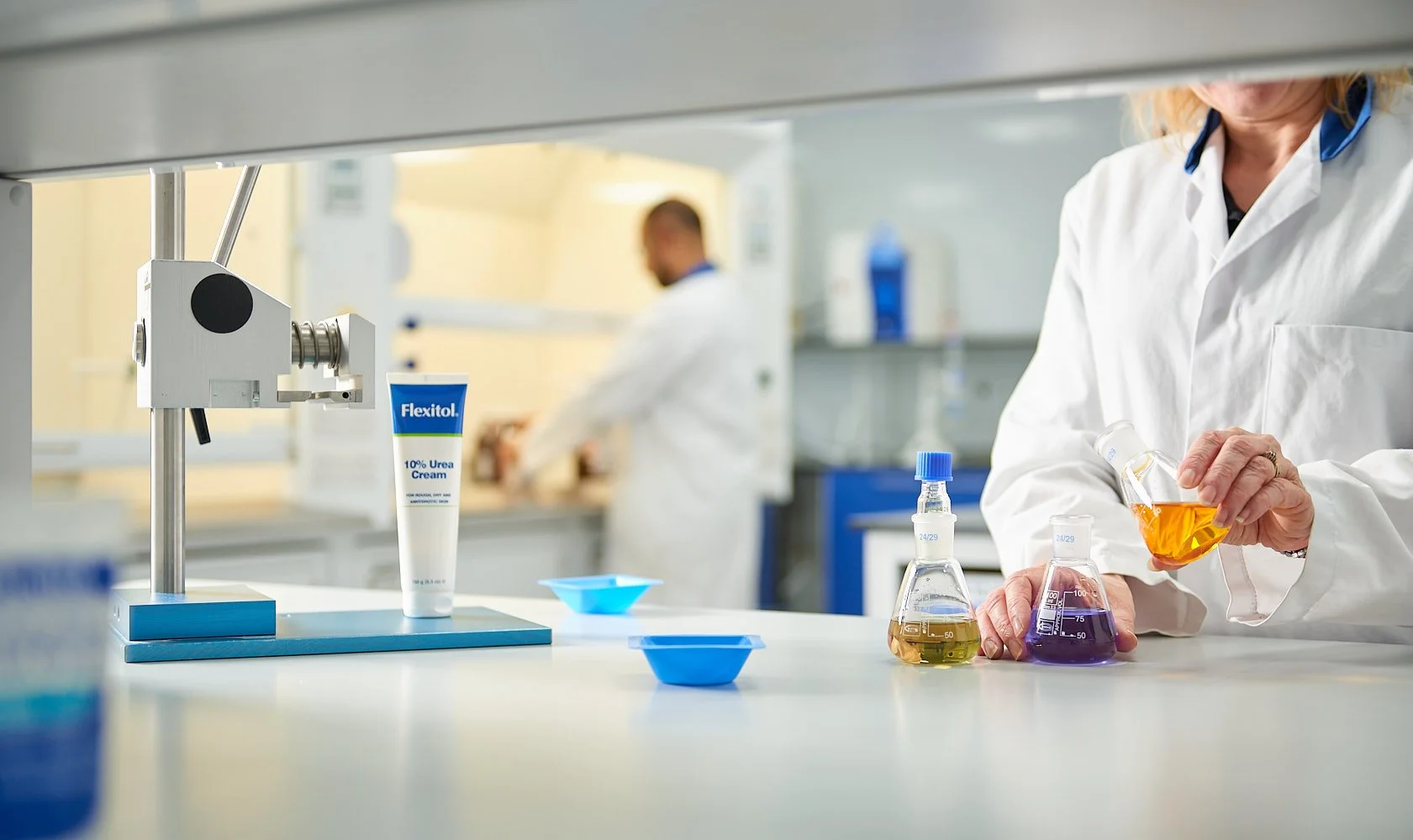 Corporate publicity photography for media use for Stada Thornton And Ross Huddersfield