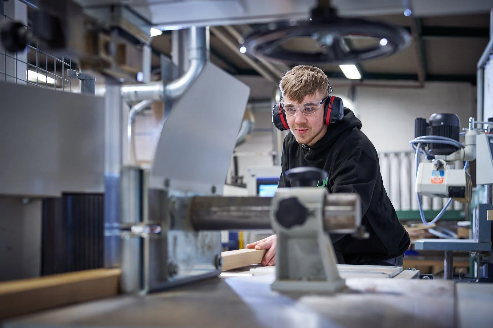 Commercial photography of large-scale industrial machinery for Deanhouse Group Honley