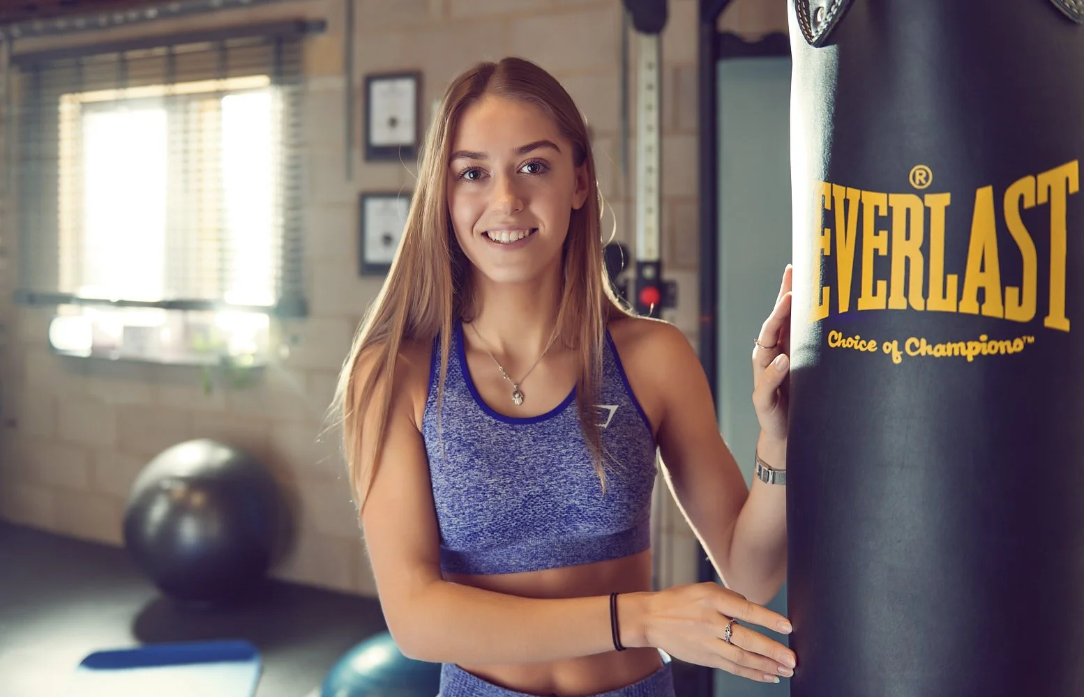 Natural business headshot in workplace setting