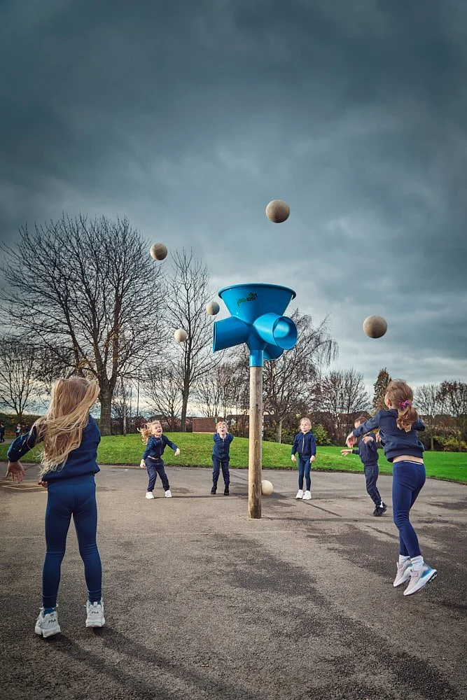 Outdoor school activity photography in natural light