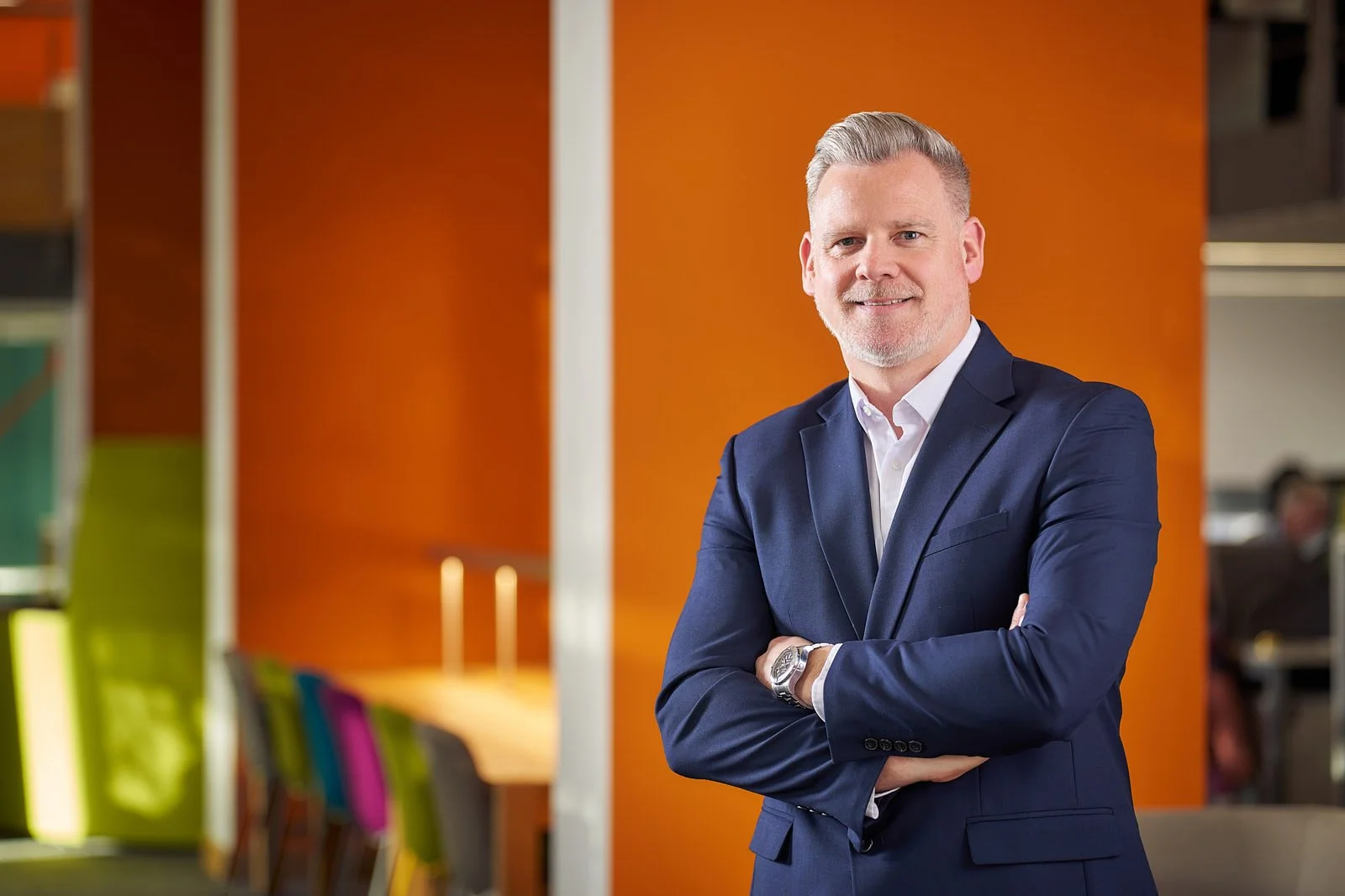 Senior management portrait photography for Principle Huddersfield