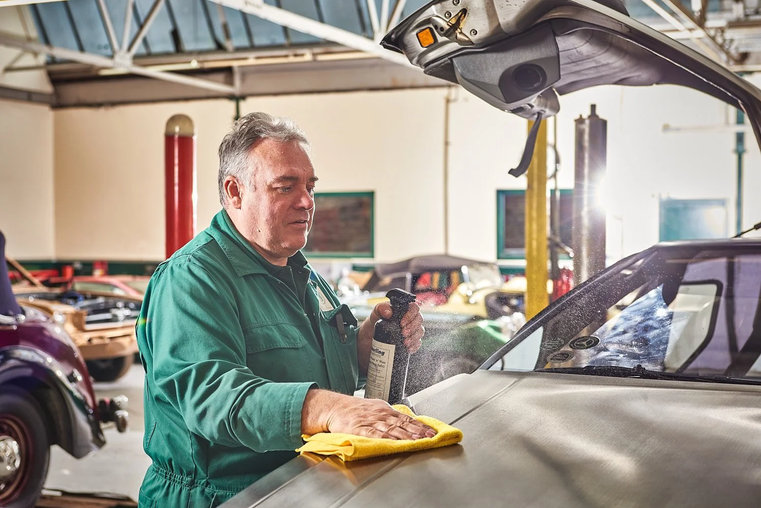Commercial automotive photography for UK client campaigns at IK Classic Sport Holmfirth