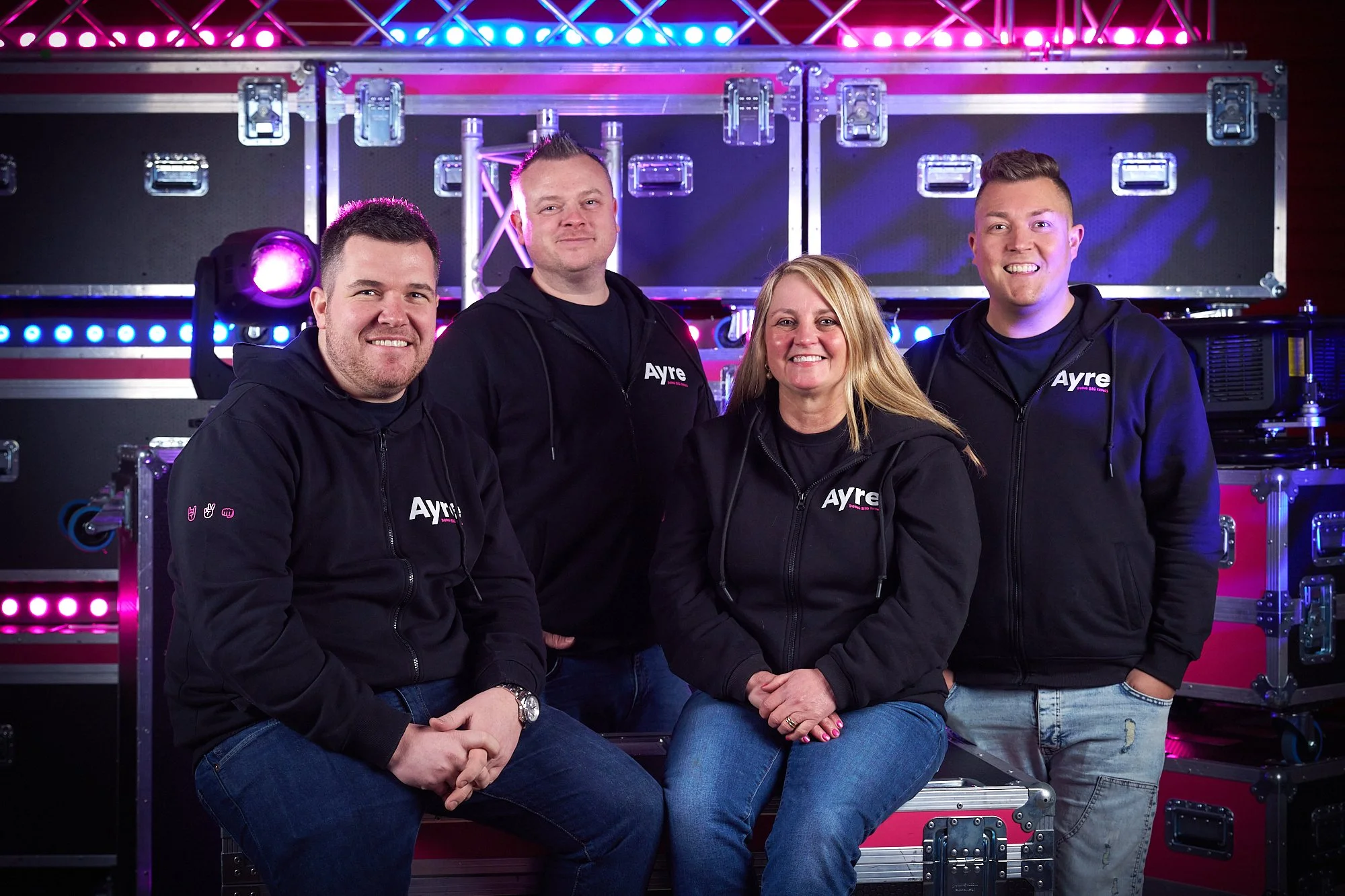 Corporate team portrait photography