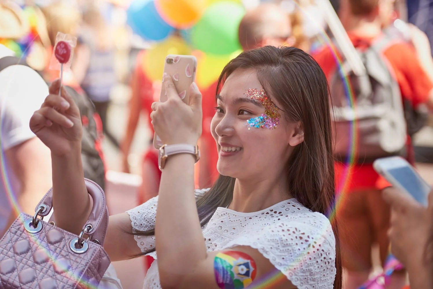 Outdoor lifestyle portrait in natural environment Leeds Festival