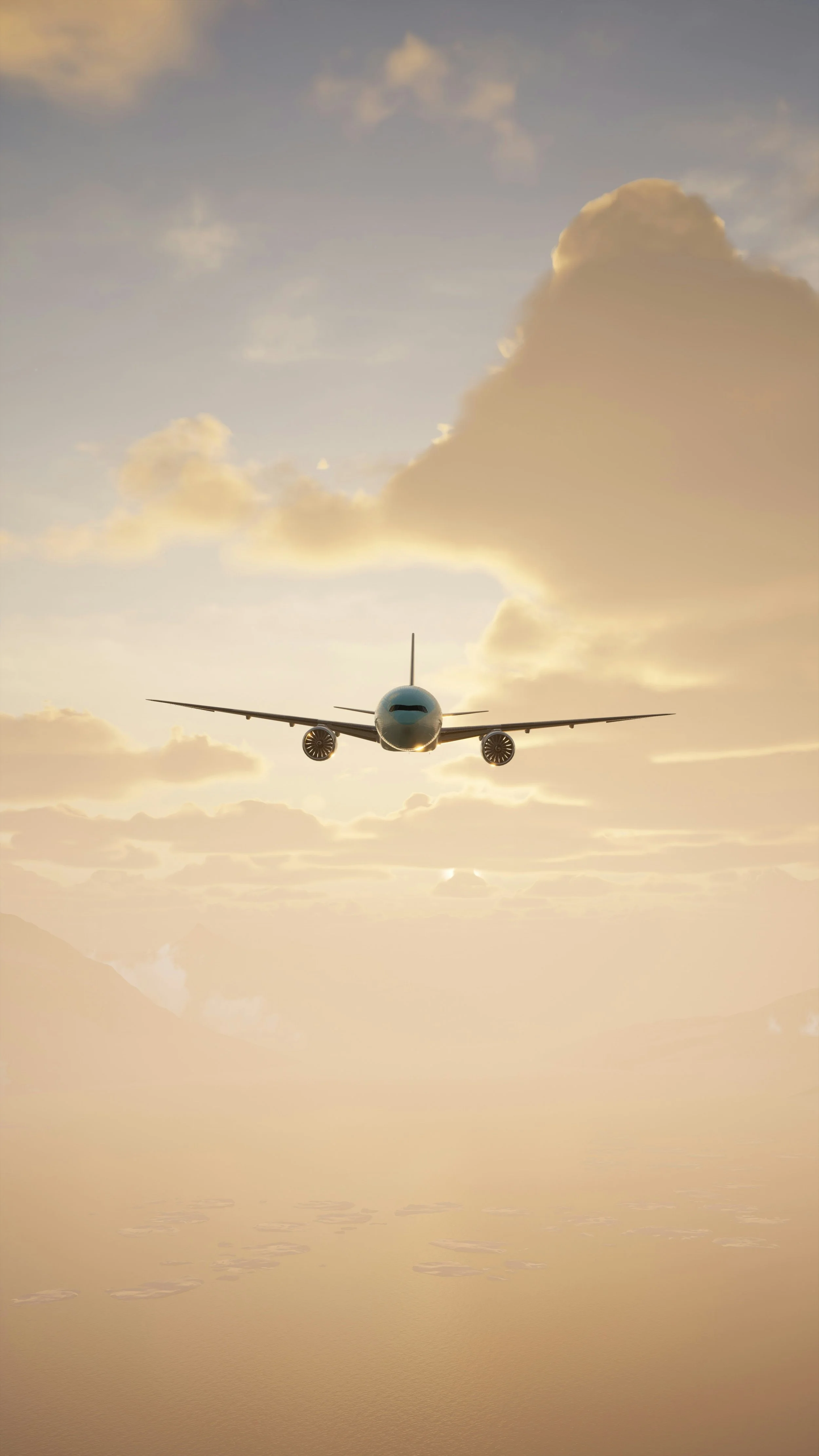 Airplane flying overhead in Northern Utah representing treatment for fear of flying and other phobias in Ogden Utah
