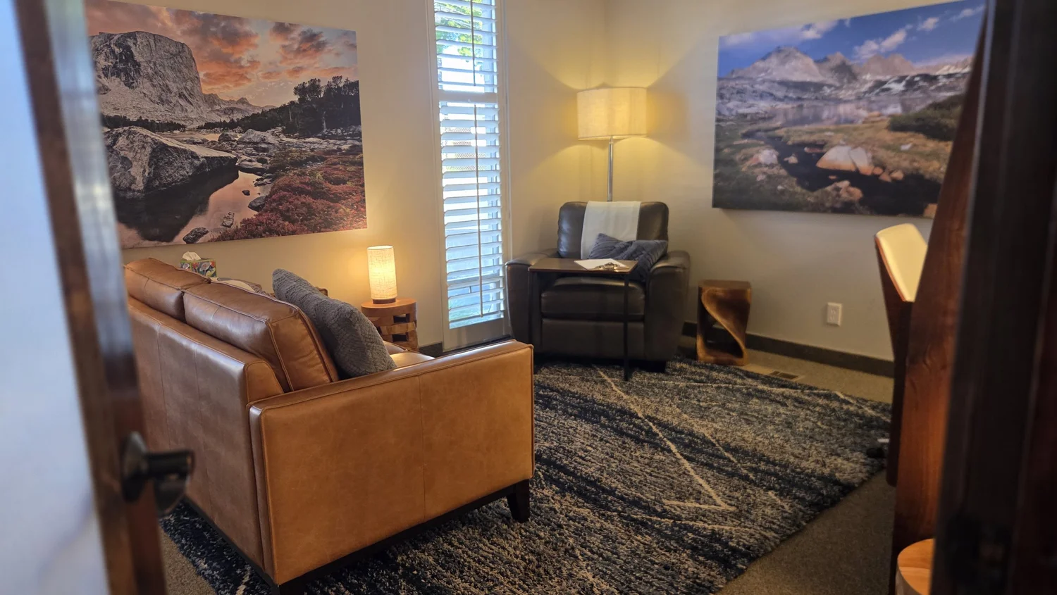 Comfortable office at Good Day Mental Health Ogden Utah where ADHD intake sessions are held