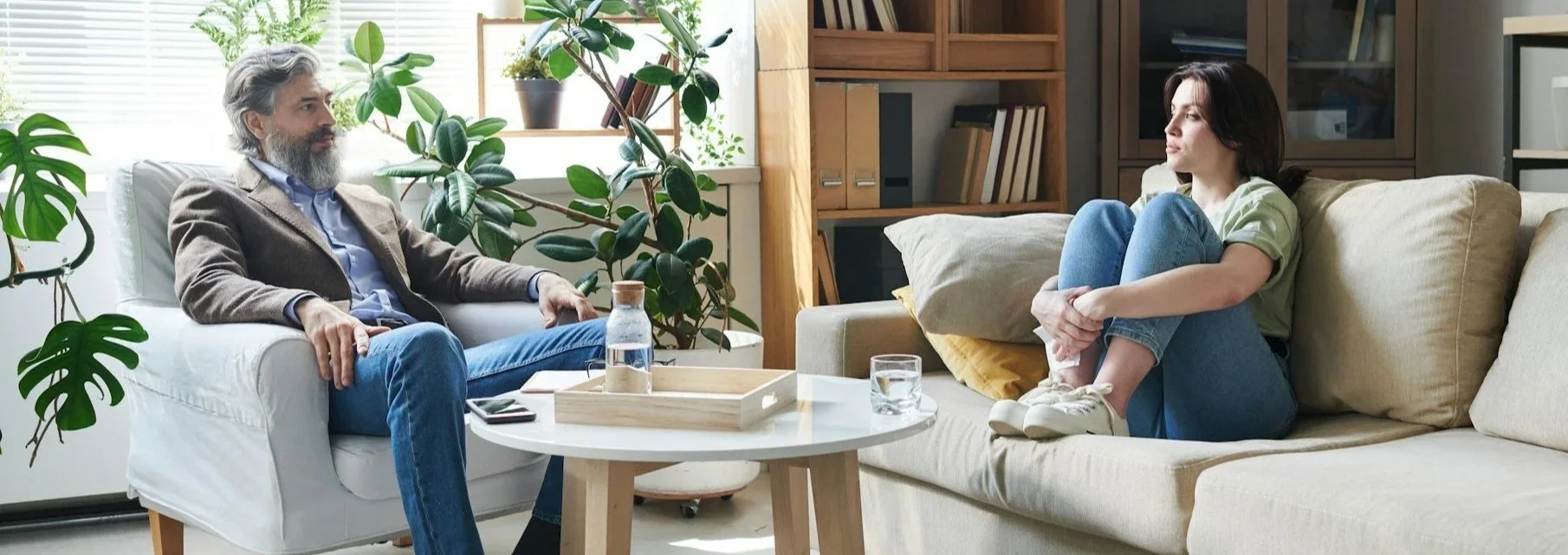 A psychiatric provider meeting with a patient at Good Day Mental Health clinic in Ogden, UT