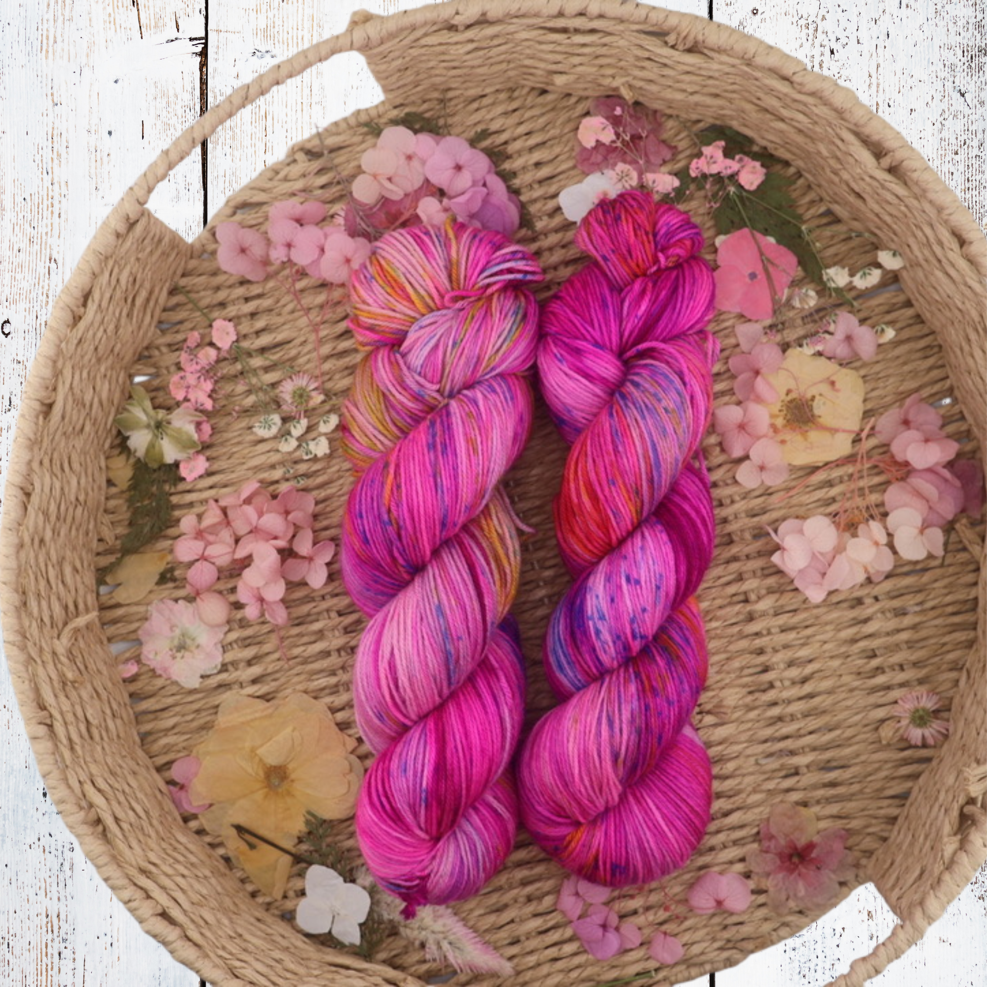 Blossomfall Dark - - 75/25 Merino/Nylon SW