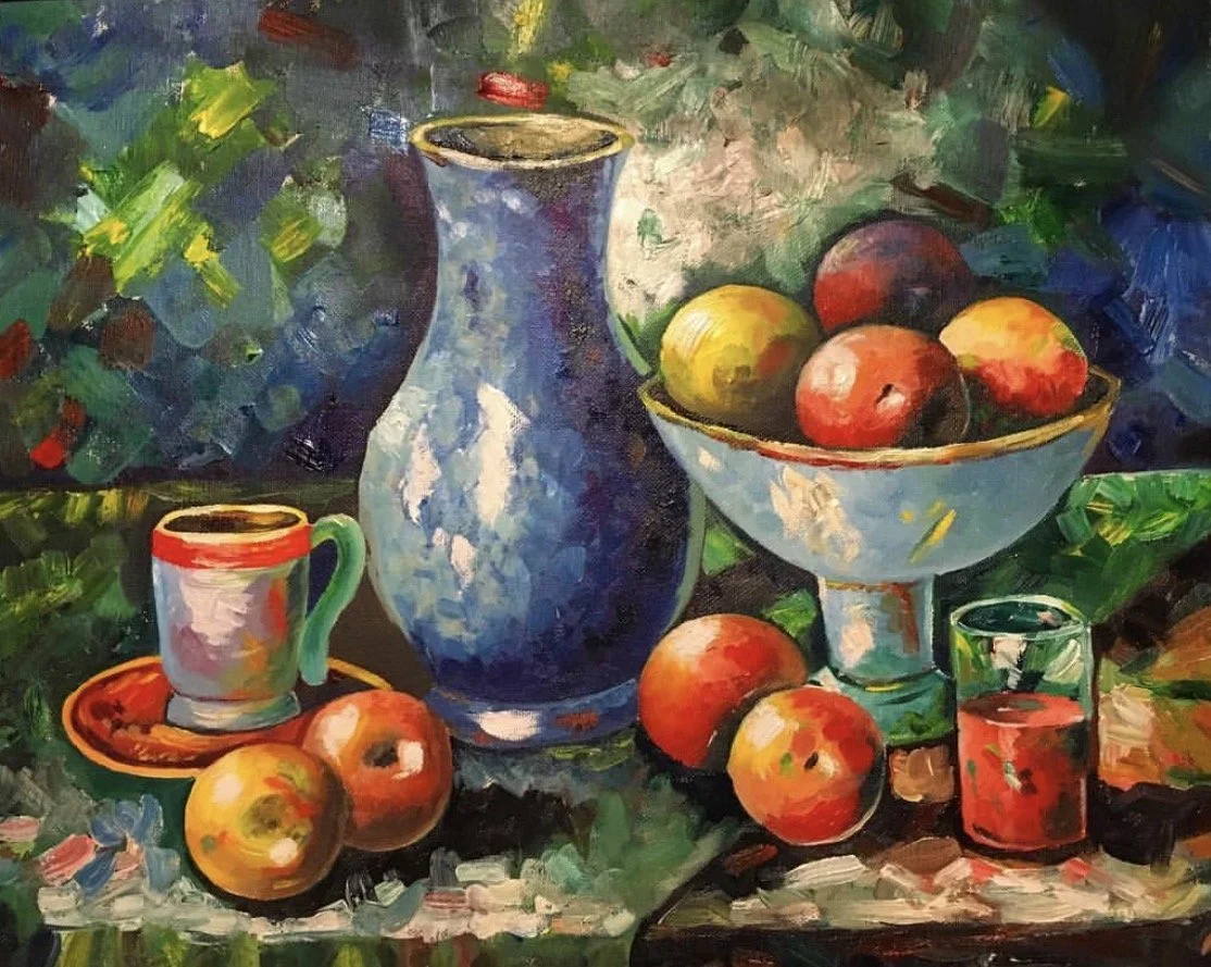  Plateau de fruits  | Oil on canvas panel | 18" x 24"