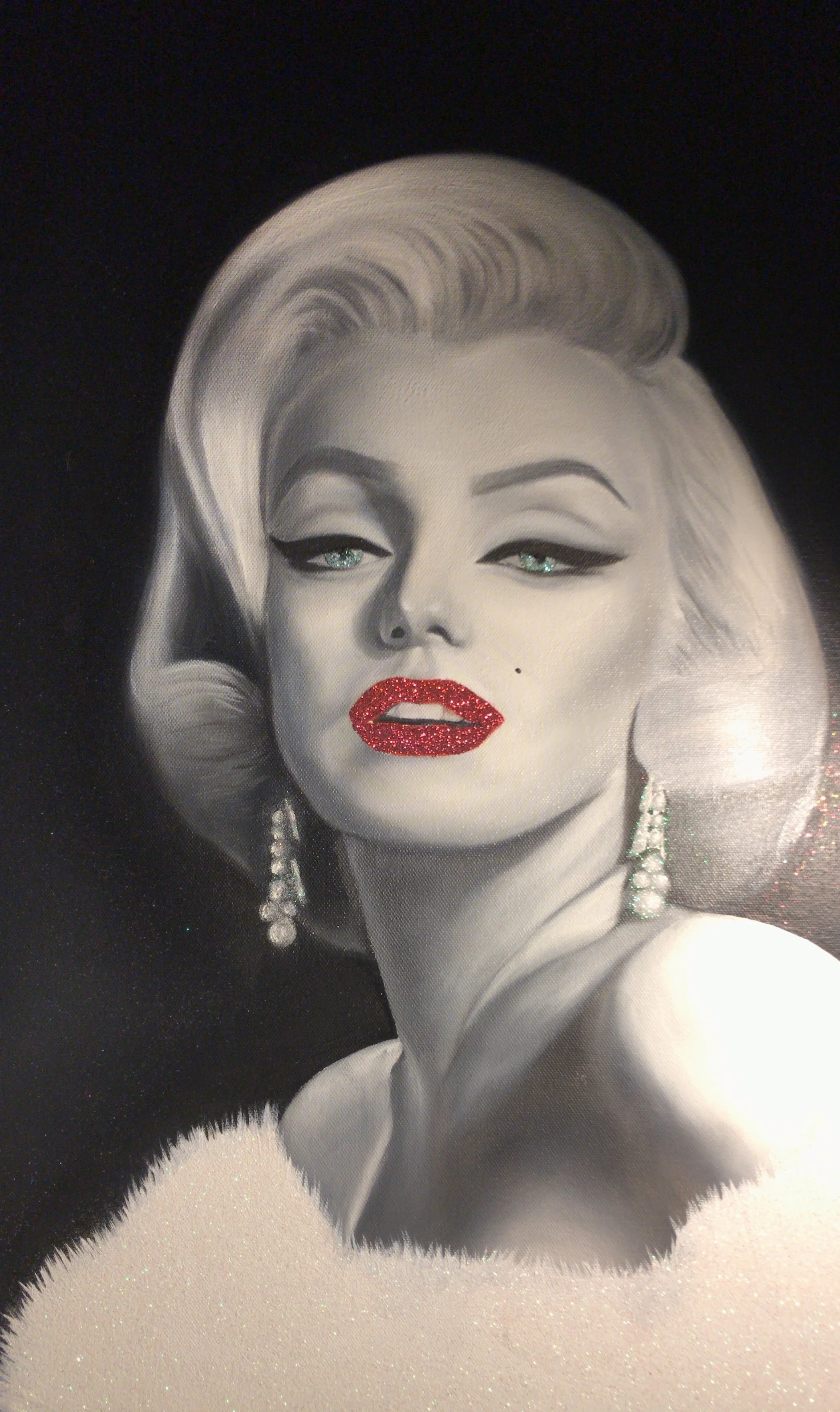  Marilyn  | Oil on canvas | 18" x  24" | Commissioned by Garden Communities CA for the LUX UTC lobby