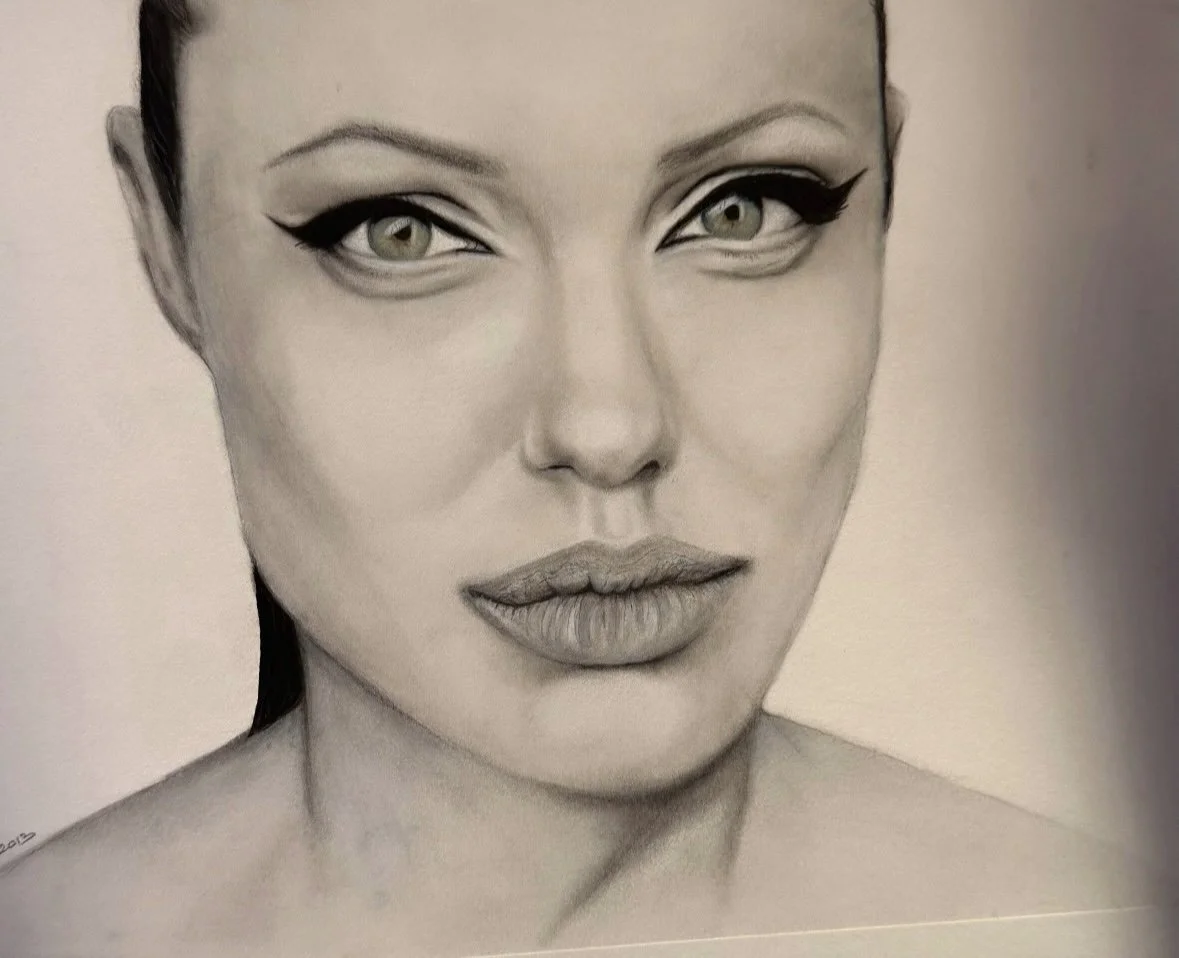  Angelina  | Graphite on art paper | 8.5" x 11"