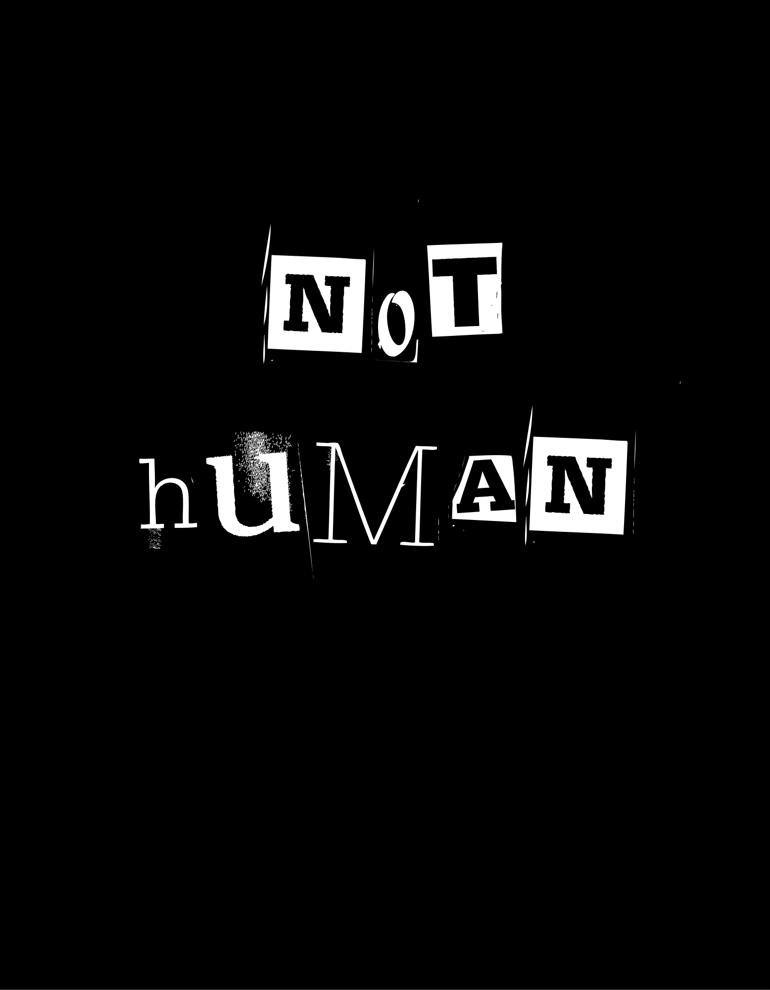 Black and White Dark and Trendy Halloween T-Shirt - 1.PNG