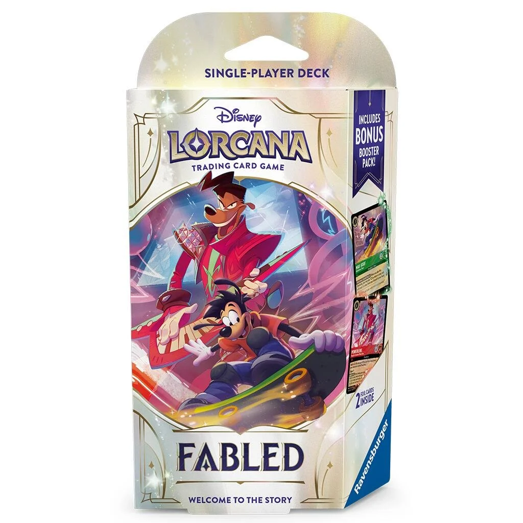 Disney Lorcana Fabled Amber & Sapphire Starter Deck
