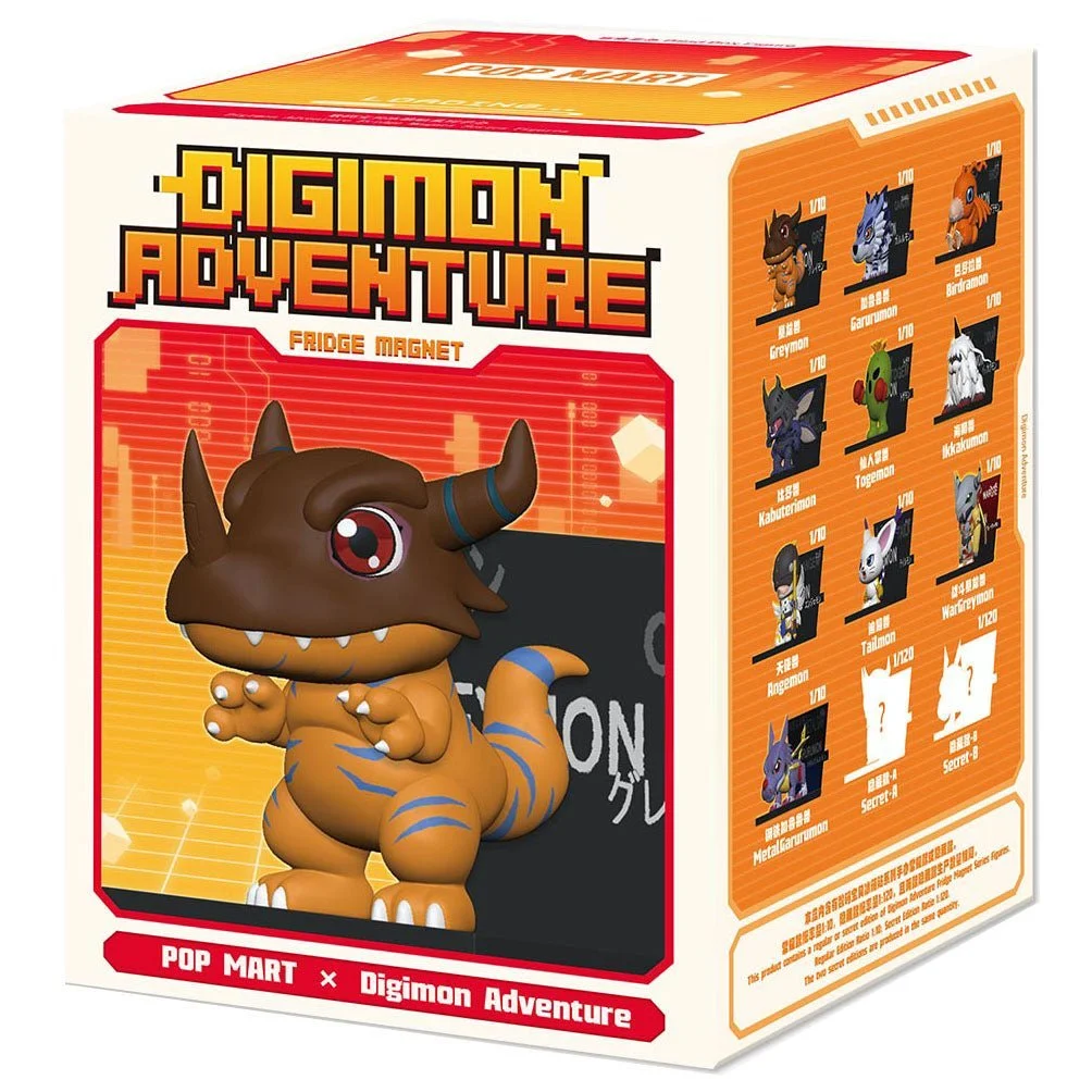Digimon Adventure Fridge Magnet Series Figures (Blind Box)