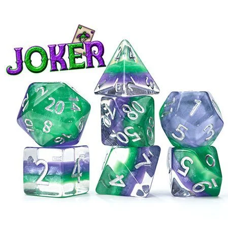 Gate Keeper Games Joker 7-Die Set Eclipse