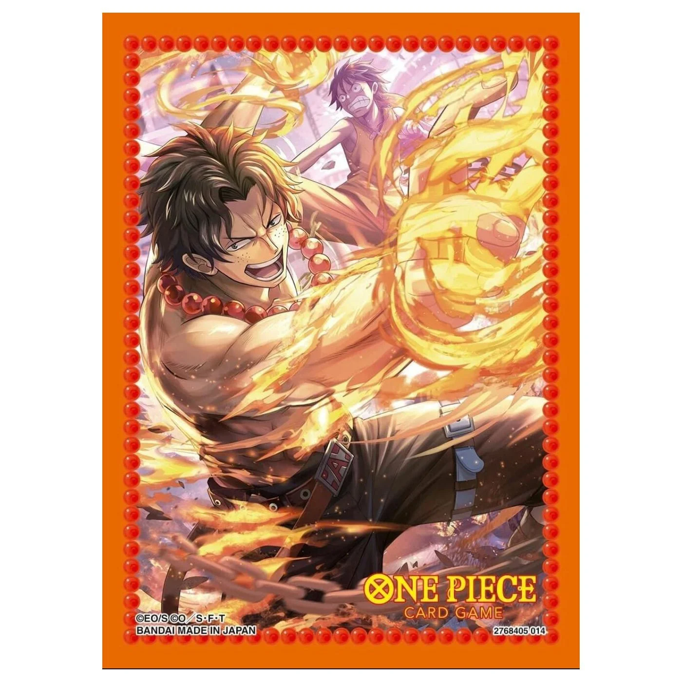 One Piece TCG Portgas.D.Ace Official Bandai 70ct Card Sleeves