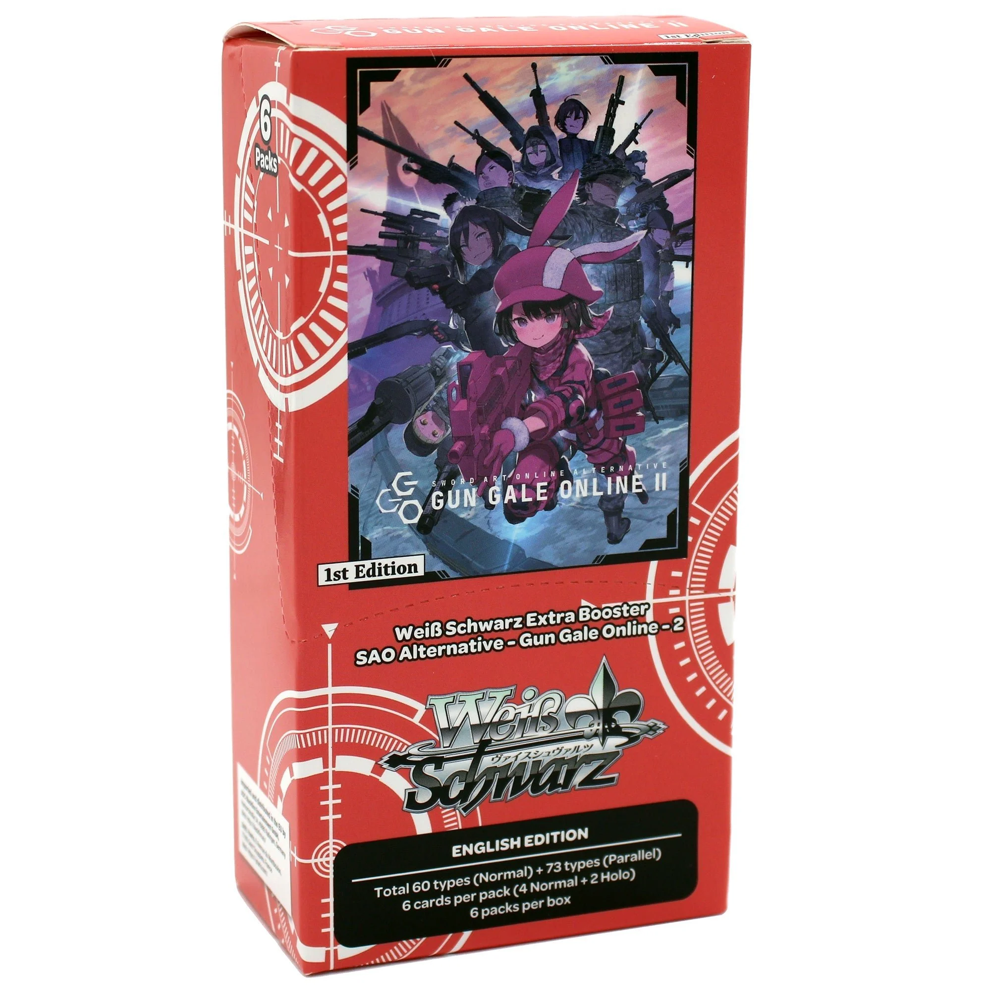 Weiss Schwarz SAO Alternative Gun Gale Online 2 Extra Booster Box Display