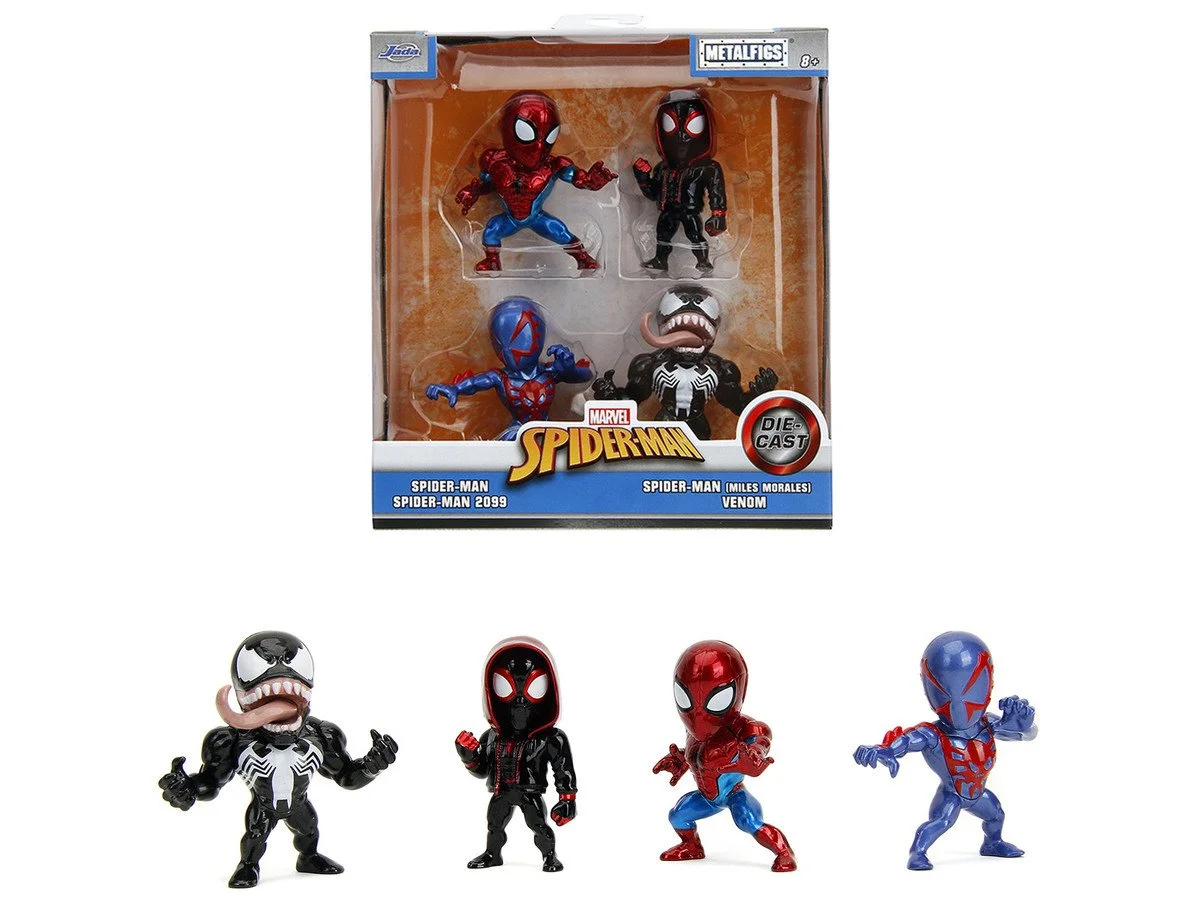 Set of 4 Diecast Figures 