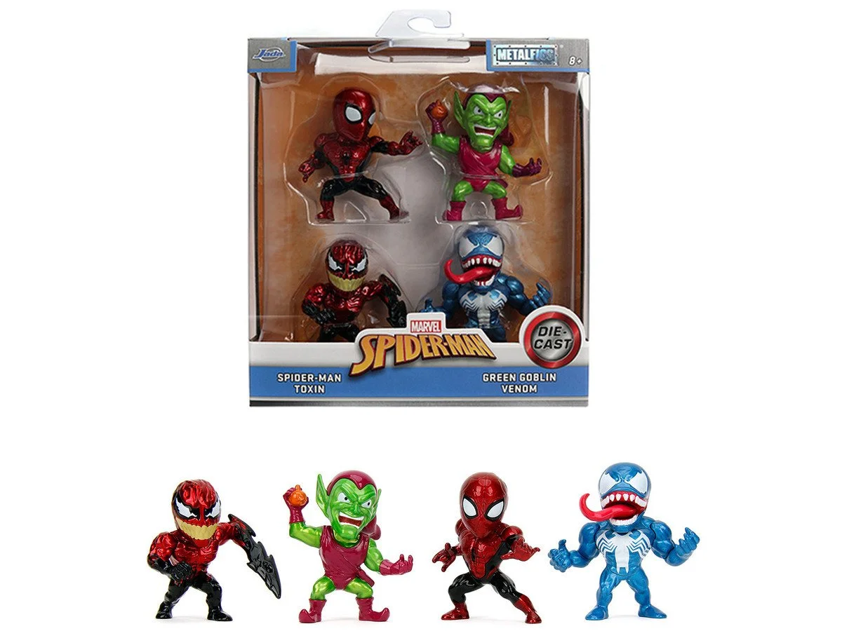 Set of 4 Diecast Figures 