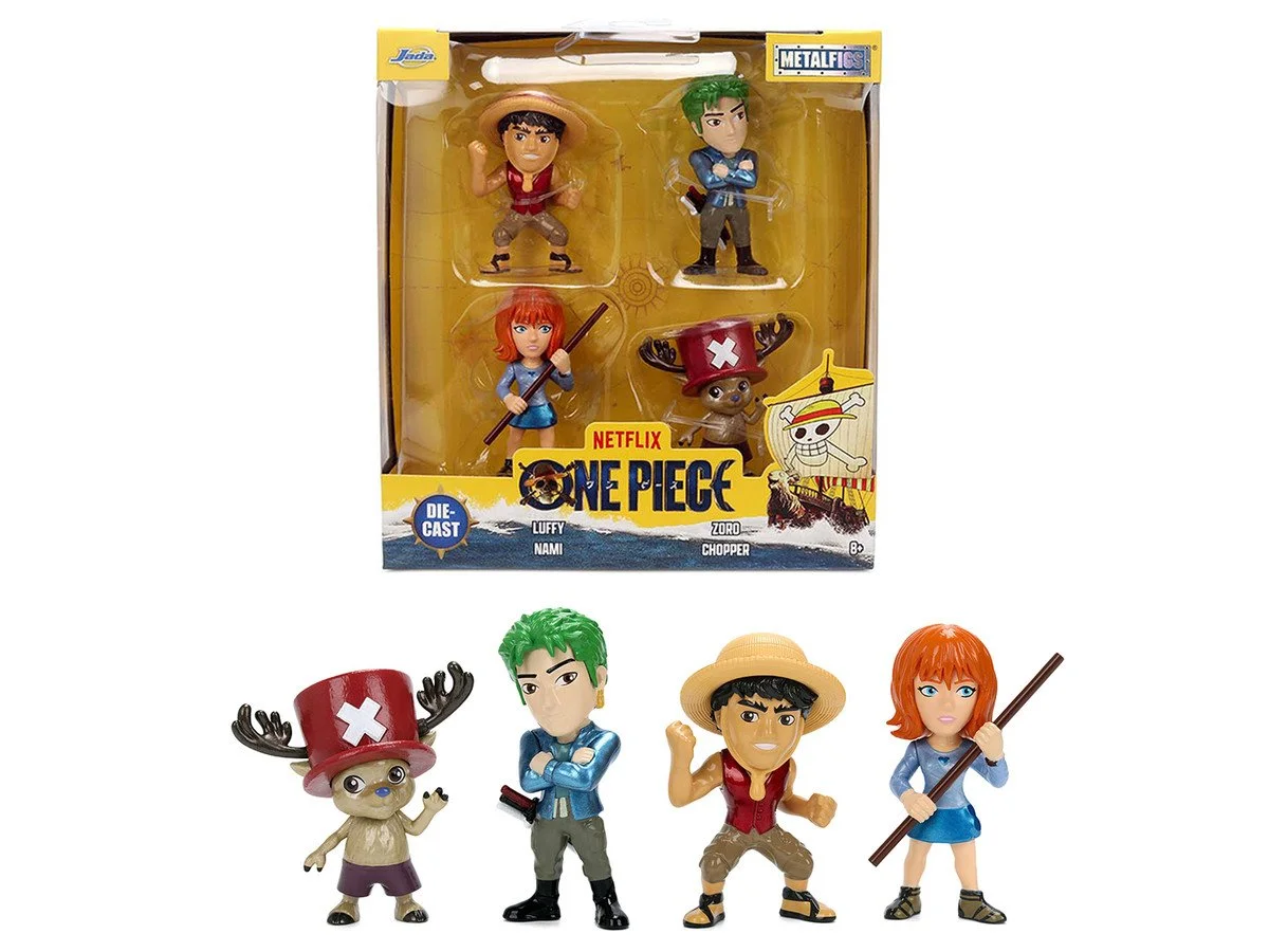 Set of 4 Diecast Figures 