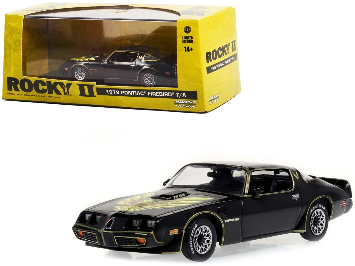 1979 Pontiac Firebird T/A Trans Am Black with Hood Phoenix 