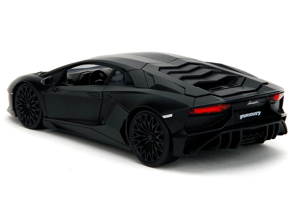 Shaw's Lamborghini Aventador Matt Black 