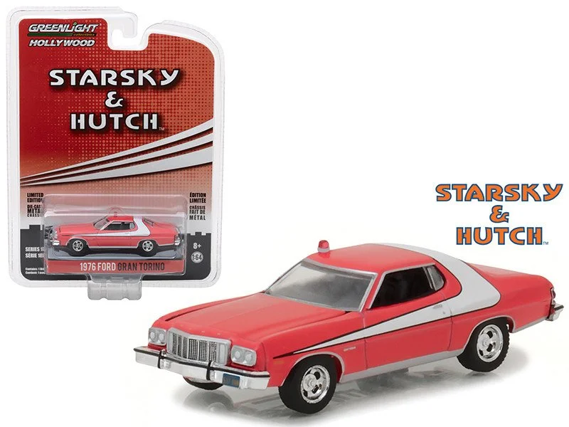 1976 Ford Gran Torino Red with White Stripe 