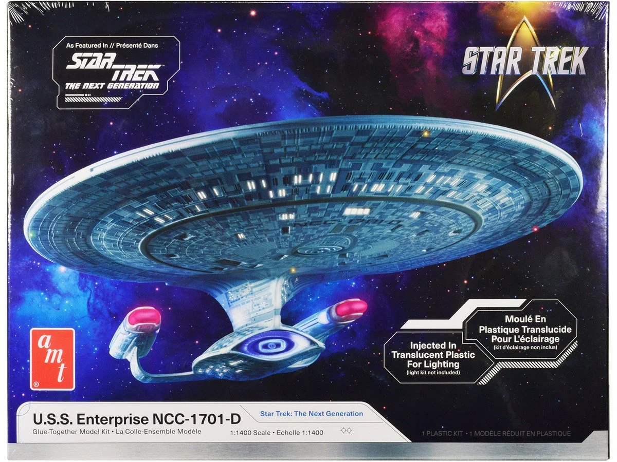Skill 2 Model Kit U.S.S. Enterprise NCC-1701-D Space Ship 