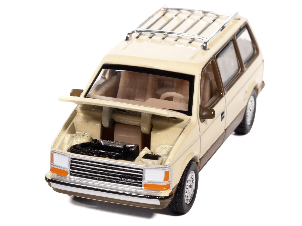1987 Plymouth Voyager Van Light Cream and Golden Bronze Metallic 2-Tone 